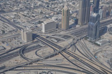 Şehir hava görünümünü dubai