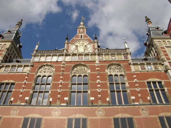 Centraal station in amsterdam — Stockfoto