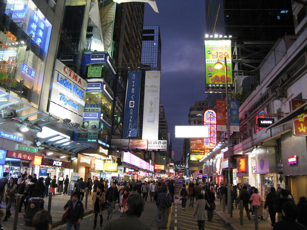 Улицы Гонконга
