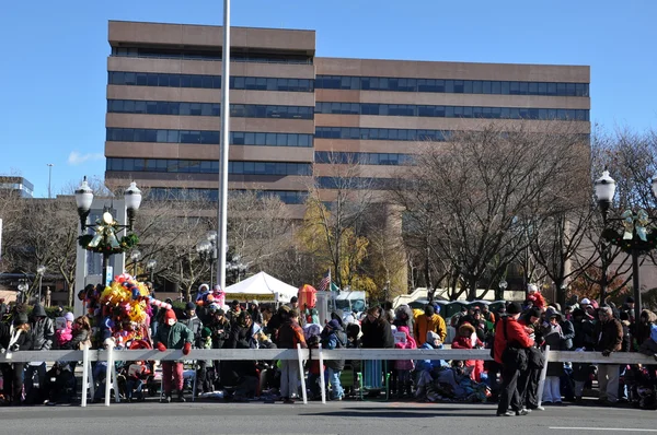 India section of the 20th annual UBS Thanksgiving Parade Spectacular, in Stamford, Connecticut — Stock Photo, Image