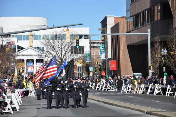 Indie část dvacátého roční ubs díkůvzdání parade velkolepé, v stamford, connecticut — Stock fotografie