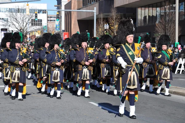 Seção Índia do vigésimo anual UBS Thanksgiving Parade Spectacular, em Stamford, Connecticut — Fotografia de Stock