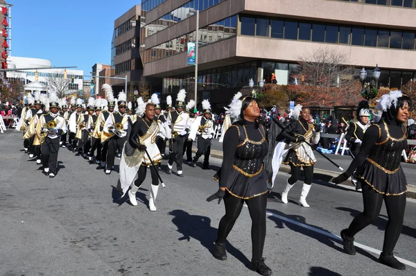 Indien avsnitt i den 20: e årliga ubs thanksgiving paraden spektakulära, i stamford, connecticut — Stockfoto