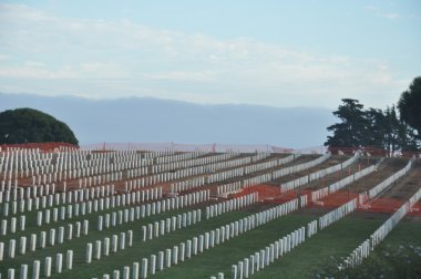 United States Military Cemetery in San Diego, California clipart