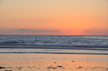 California Pasifik Okyanusu günbatımı