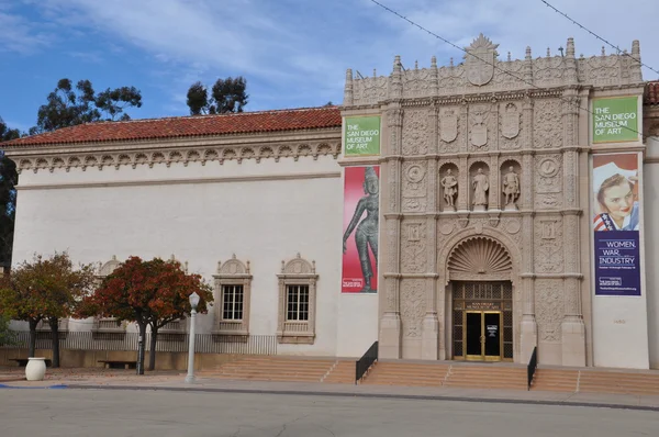 San Diego Museum of Art in Balboa Park em San Diego, Califórnia — Fotografia de Stock