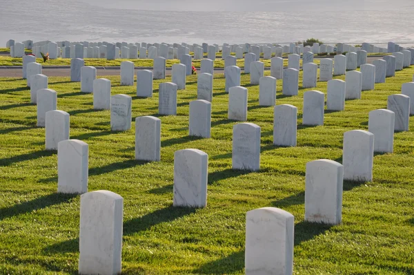 Ηνωμένες Πολιτείες στρατιωτικό νεκροταφείο στο Σαν Ντιέγκο, Καλιφόρνια — Φωτογραφία Αρχείου