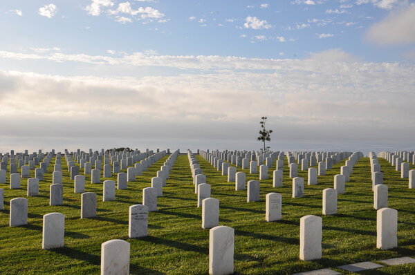 United States Military Cemetery in San Diego, California