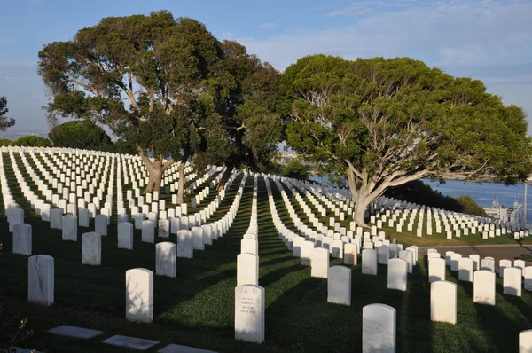 San Diego, Kaliforniya ABD askeri mezarlığı — Stok fotoğraf