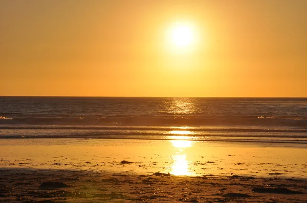 Puesta de sol sobre el Océano Pacífico en California —  Fotos de Stock
