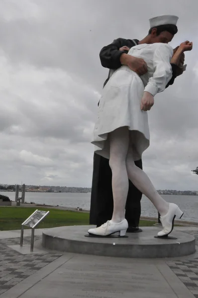 Unconditional Surrender Statue in San Diego, California — Stock Photo, Image
