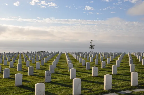 Cemitério Militar dos Estados Unidos em San Diego, Califórnia Fotos De Bancos De Imagens
