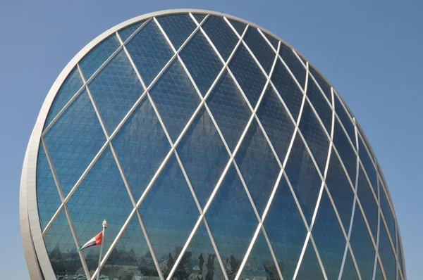 Aldar siedzibą w abu dhabi — Zdjęcie stockowe