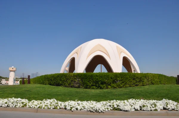 Corniche à Abu Dhabi, Émirats arabes unis — Photo