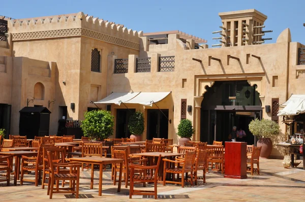Madinat Jumeirah Arabian Resort en Dubai, Emiratos Árabes Unidos — Foto de Stock