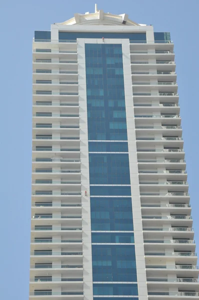 Ουρανοξύστες στην οδό sheikh Zayed στο Ντουμπάι — Φωτογραφία Αρχείου