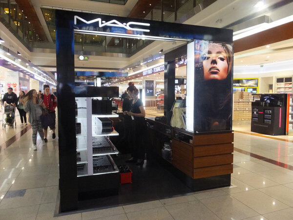 Shops at Dubai Duty Free at the International Airport