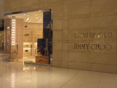 Jimmy choo mağaza BAE dubai Mall
