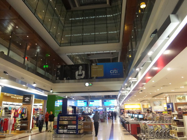 Shops at Dubai Duty Free at the International Airport