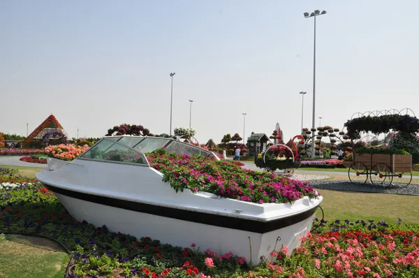 Дубайский микро-сад в ОАЭ — стоковое фото
