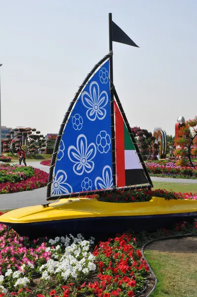 Dubai wonder tuin in de VAE — Stockfoto