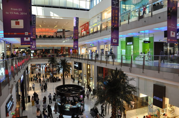 Dubai Mall in Dubai, UAE