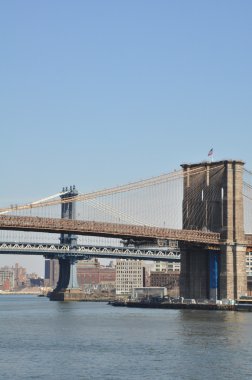 New York 'taki Brooklyn Köprüsü
