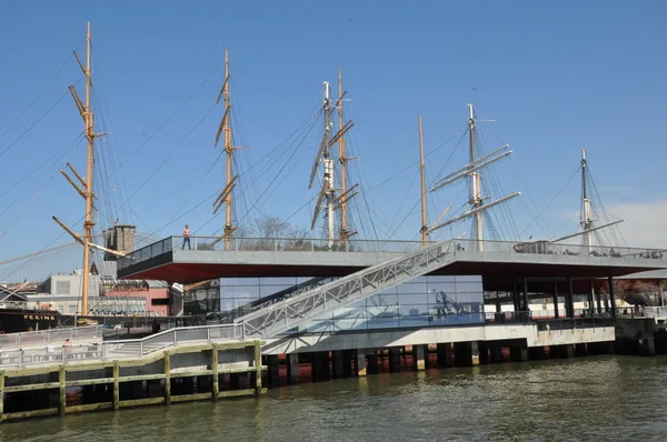 South street seaport i new york — Stockfoto