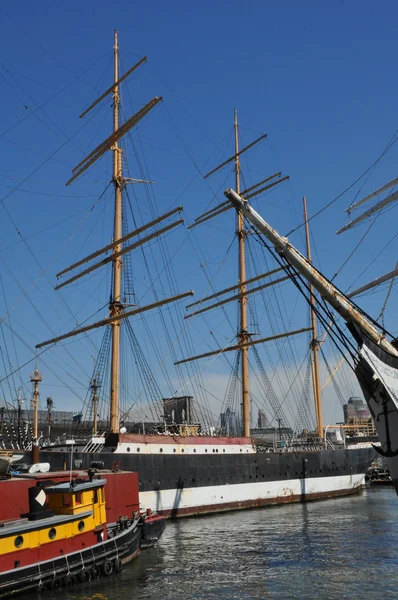 South Street Seaport in New York — Stock Photo, Image