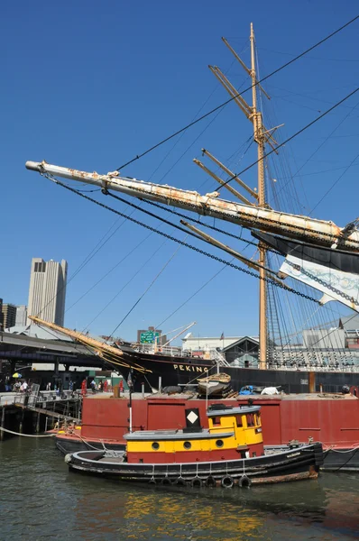 South Street Seaport a New York — Foto Stock