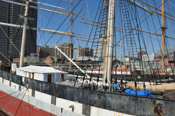 South Street Seaport in New York — Stock Photo, Image