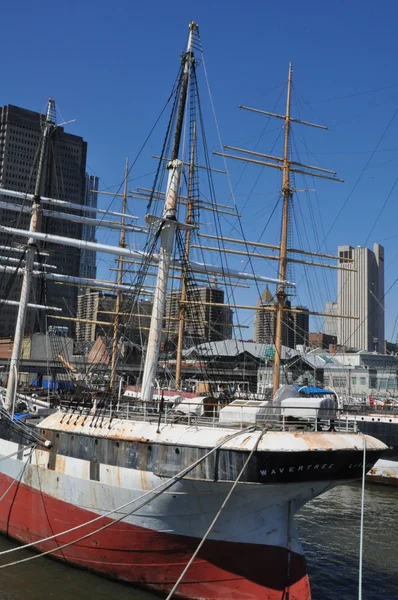 South Street Seaport a New York — Foto Stock