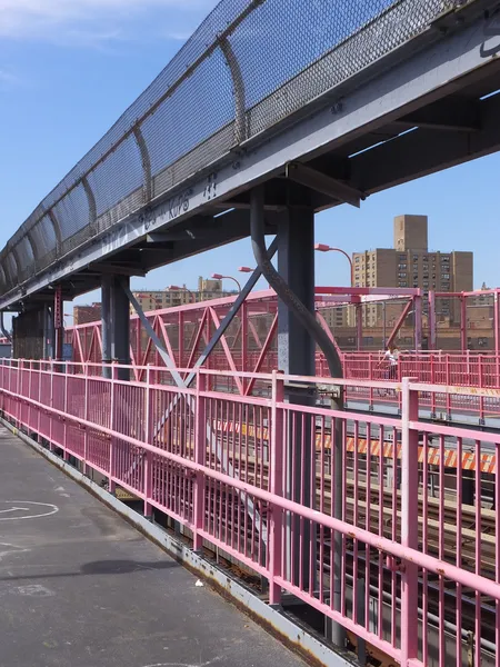 Williamsburg Bridge in New York City — Stockfoto