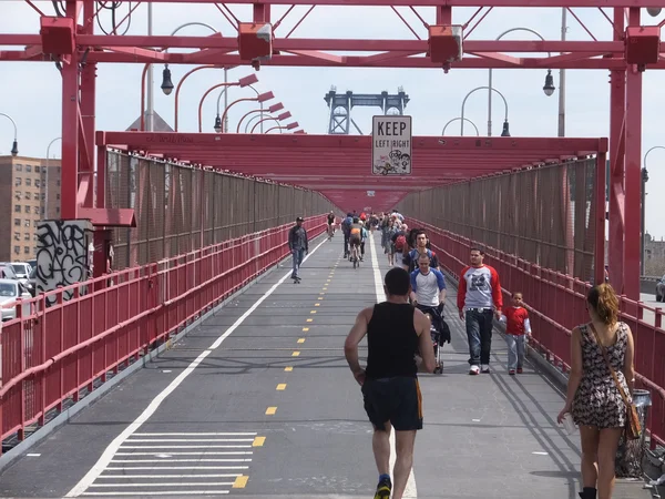 Williamsburg Bridge in New York City — Stock Photo, Image