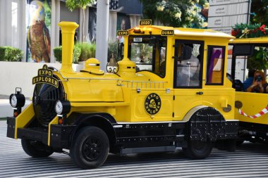 DUBAI, BAE - 20 Aralık 2021 'de Dubai, BAE' deki Expo 2020 Explorer.