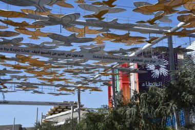 DUBAI, BAE - 26 Aralık 2021 'de Dubai, BAE' de görülen Dünya Fuarı 2020.