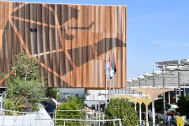 DUBAI, BAE - 26 Aralık 2021 'de Dubai, BAE' de görülen Dünya Fuarı 2020.