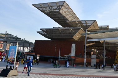 DUBAI, BAE - 26 Aralık 2021 'de Dubai, BAE' de görülen Dünya Fuarı 2020.