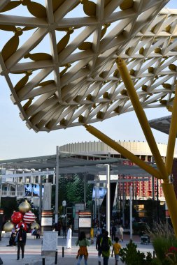 DUBAI, BAE - 26 Aralık 2021 'de Dubai, BAE' de görülen Dünya Fuarı 2020.