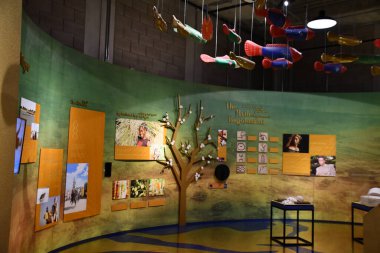 DUBAI, BAE - 20 Aralık 2021 'de Dubai, BAE' deki Expo 2020 'deki Mali pavyonu.