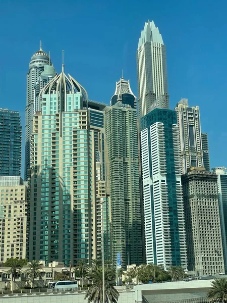 Dubai Emirados Árabes Unidos Dec Vista Marina Dubai Nos Emirados — Fotografia de Stock