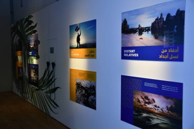 DUBAI, BAE - 20 Aralık 2021 'de Dubai, BAE' deki Expo 2020 'deki Nauru pavyonu.
