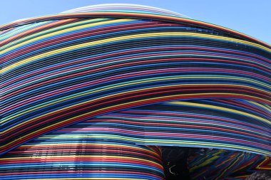 DUBAI, BAE - 20 DEC: 20 Aralık 2021 'de Dubai, BAE' deki Rusya pavyonu.