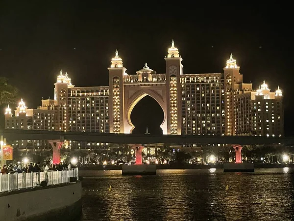 Dubai Emiratos Árabes Unidos Dic Vista Del Atlantis Hotel Palm — Foto de Stock