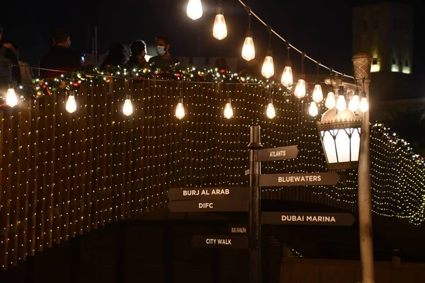Dubai Emirados Árabes Unidos Dec Festive Market Souk Madinat Jumeirah — Fotografia de Stock