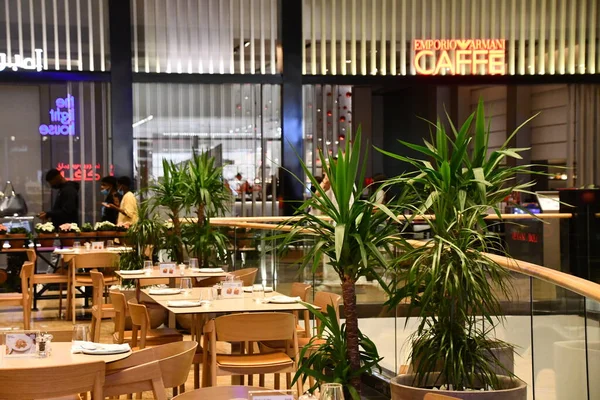 Dubai Emiratos Árabes Unidos Dic Emporio Armani Caffe Mall Emirates — Foto de Stock