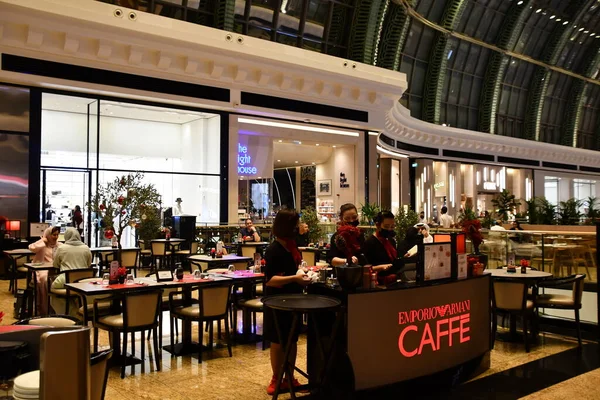 Dubai Bae Dec Emporio Armani Caffe Dubai Bae Deki Mall — Stok fotoğraf