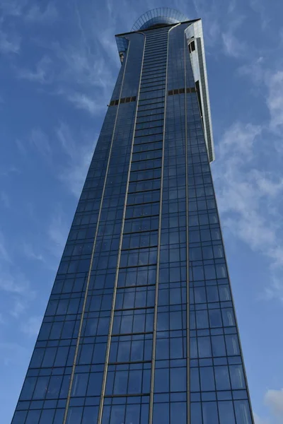 Дубай Оаэ Dec Palm Tower Observation Deck Regis Hotel Dubai — стоковое фото