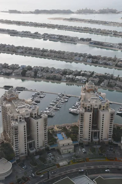 Dubai Zjednoczone Emiraty Arabskie Dec Widok Palm Jumeirah Tarasu Widokowego — Zdjęcie stockowe