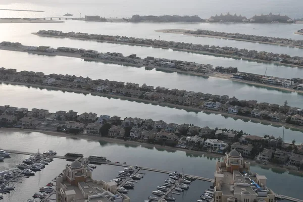 Dubai Emirati Arabi Uniti Dec Vista Palm Jumeirah Dal Ponte — Foto Stock